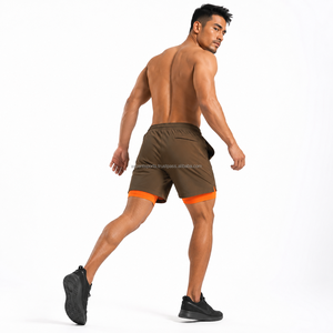 Pantalones Cortos Deportivos con Forro de Malla y Logotipo Personalizado, Tejido de Malla Transpirable, Forro Interior, Bolsillos Laterales Dobles, Venta al Por Mayor, Ropa Personalizada - Product Image 2