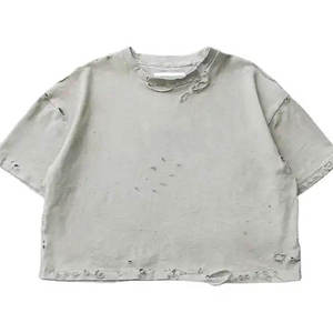 Nouveauté T-shirt pour homme de haute qualité respirant et délavé, 100% coton, personnalisable, style unique - Product Image 2