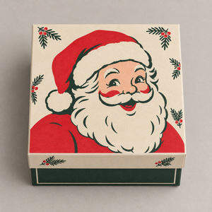 <b>Christmas</b> Paper Gift <b>Box</b> Santa Print Corrugated Mailer Packaging Holiday Shipping <b>Box</b> for Retail - Product Image 5