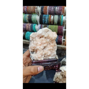 Natural Stilbite Apophyllite Mineral Specimen On Stand Feng Shui Eco-Friendly Home Decoration Business Gift Mineral <b>Cluster</b> - Product Image 5