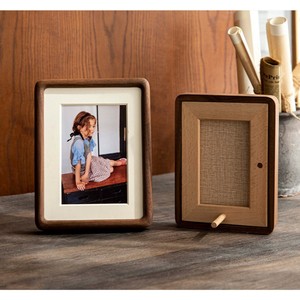 Home Decor Personalized Gifts Mini <b>Small</b> Table-top Premium Solid Teak Walnut Wooden Photo <b>Frame</b> Wood <b>Picture</b> <b>Frame</b> - Product Image 2