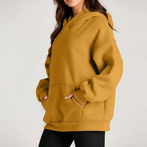 Custom Women Cropped <b>Hoodie</b> Soft Cotton Pullover Long Sleeve Fashion Sweatshirt Casual Fitness Daily Wear <b>Lightweight</b> <b>Hoodie</b> OEM - Product Image 5