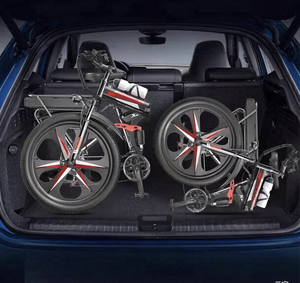 Bicicleta eléctrica de montaña plegable de 26 pulgadas, batería de litio de 48V y 8Ah, bicicleta eléctrica de 21 velocidades con doble amortiguación para adultos - Product Image 6