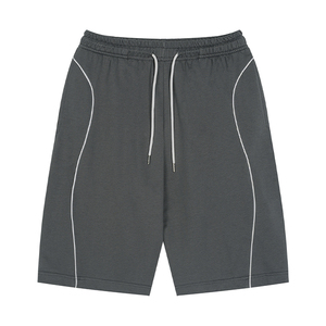 <span class=keywords><strong>Pantaloncini</strong></span> da <span class=keywords><strong>Calcio</strong></span> Neri <span class=keywords><strong>con</strong></span> Bordi Bianchi su Entrambi i Lati, Asciugatura Rapida, in Maglia <span class=keywords><strong>con</strong></span> Coulisse in Vita e <span class=keywords><strong>Tasche</strong></span>, Abbigliamento Sportivo per Corsa - Product Image 1