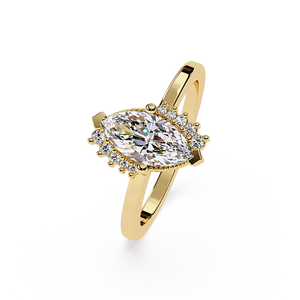 Anillos de Diamantes Solitarios de Plata de Ley 925 Hechos a Mano, Estilo Clásico de Compromiso, Alta Demanda, Más Vendidos, con Claridad VVS - Product Image 1