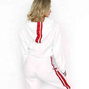 ชุดวอร์มผู้หญิงแบบสั่งทำพิเศษ ปี 2025 ชุดเซ็ต 2 ชิ้น สำหรับออกกำลังกาย วิ่ง ระบายอากาศได้ดี คุณภาพสูง เสื้อและกางเกงวอร์มแบบสวมหัว - Product Image 6