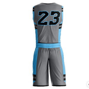 OEM Custom 202 Hot Sale Breathable Sport Wear Basketball Uniforms Reversible Basketball Jersey Shirt Set for Unisex - Product Image 2