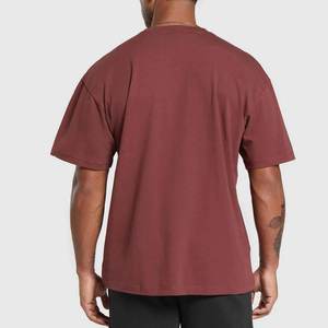 T-shirt athlétique pour hommes, manches courtes, col rond, tissu en coton respirant, confortable, pour la salle de sport, l'entraînement, décontracté, streetwear d'été - Product Image 2