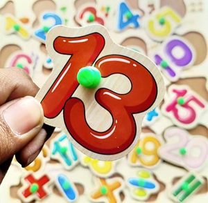 Alphabet en bois avec chiffres de 1 à 20 pour enfants de 3 à 5 ans, puzzles de lettres pour l'éducation préscolaire et les tout-petits - Product Image 3