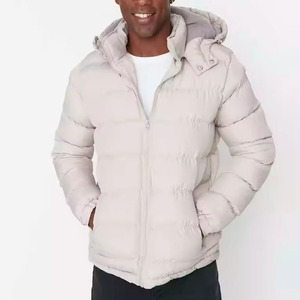 Windproof and warmfull street wear style with customise logo and size & detachable hood wholesale rate Puffer <b>Jacket</b> for men - Product Image 5