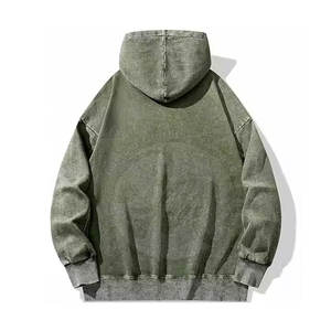 Design Your Own Logo Acid Wash <b>Hoodies</b> Top Selling Plus Size Acid Wash <b>Hoodies</b> Custom Made <b>Hoodies</b> For <b>Men</b> - Product Image 2