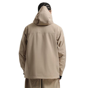 Veste de ski unisexe personnalisée, imperméable, respirante, coupe-vent, chaude, avec matériau Goretex et fermeture éclair pour adultes, snowboard - Product Image 4