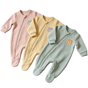 Body <span class=keywords><strong>de</strong></span> Bebé <span class=keywords><strong>de</strong></span> Algodón Orgánico <span class=keywords><strong>de</strong></span> Lujo, Diseño Personalizado <span class=keywords><strong>de</strong></span> Fábrica, Ropa <span class=keywords><strong>de</strong></span> Bebé Recién Nacido con Certificación GOTS para 0-24 Meses para Invierno - Product Image 1