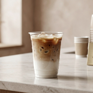 Wholesale Clear Disposable 12oz 16oz 24oz PP PET <b>Cups</b> Transparent <b>Plastic</b> <b>Cups</b> With Lids Coffee Tea Cold <b>Drinks</b> - Product Image 2