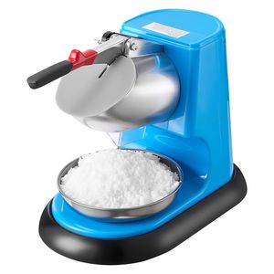 Máquina Eléctrica Trituradora de Hielo de 4 Cuchillas, 220 lb/h, de Acero Inoxidable, con Tapa de Recipiente, para Hacer Conos de Nieve - Product Image 1