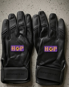 Guantes de Bateo Personalizados Estilo Bolt, 100% Piel de Oveja Premium, Guantes de Bateo de Béisbol con Puño Corto Personalizados - Product Image 2