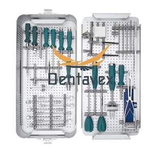 Instrumental Quirúrgico Ortopédico PUSM, Juego de Instrumentos para Tornillos de Bloqueo Cervicales Peek Cage, Cirugía Espinal, Acero Inoxidable, por Dentavex - Product Image 4