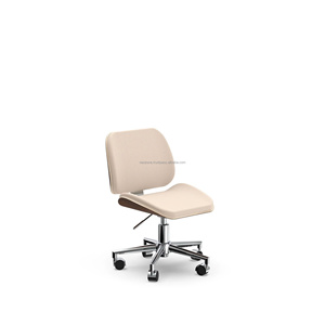 Chaise de salon moderne et traditionnelle, pliable, durable, portable, en cuir/métal/bois/cuir PU, couleur personnalisable - Product Image 1