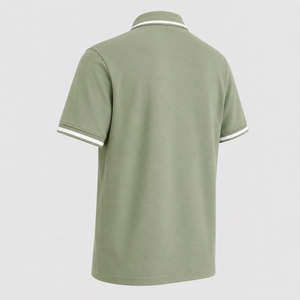 Men Premium Contrast Stripe Polo <b>Shirt</b> Soft Breathable Short Sleeve Casual Summer <b>Collar</b> <b>T</b> <b>Shirt</b> for Sports and Daily Wear - Product Image 4