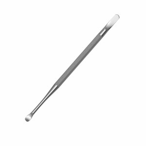 Pousse-cuticules et cuillère nettoyante pour ongles en acier inoxydable pour le soin des ongles et des cuticules - Product Image 1