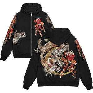 Sudaderas con Bordado para Hombre, 100% Algodón, Manga Larga, con Bolsillo, Ropa Casual Transpirable, Hechas a Medida, Venta al Por Mayor - Product Image 1