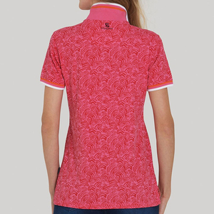 Polo de Punto para Mujer, Algodón, Diseño Sólido, Manga Corta, Informal, Transpirable, con Botones, Ropa de Verano 2026, Polo Informal para Mujer - Product Image 3