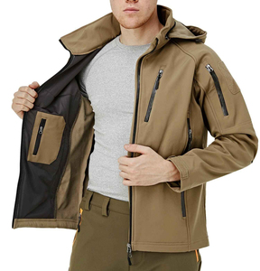 Long Sleeve Oversized <b>Pullover</b> Custom Sportswear Tactical <b>Jacket</b> Outdoor Tactical <b>Jacket</b> Men's 1/4 Zip Stand Collar - Product Image 6