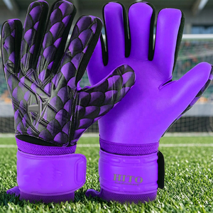 Custom Latex Goalkeeper Gloves Adult Professional Soccer Goalkeeper Gloves at Reasonable Price Top Quality Gloves Latex Strap - Product Image 3