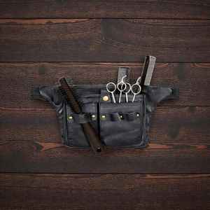 Funda de Cuero Premium para Tijeras de Barbero, Porta Tijeras para Cortar Cabello, Bolsa de Cinturón para Estilistas de Salón, LBSH-0002 - Product Image 5