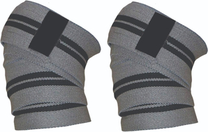 Premium Quality <b>Knee</b> Wraps Bodybuilding Training <b>Knee</b> Protector Long <b>Compression</b> Bandage Elastic Cotton Weightlifting <b>Knee</b> Wraps - Product Image 5