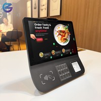 Commande alimentaire interactive Android Touch POS Screen pour les cafés express Grab and Go Outlets et les stations de boissons