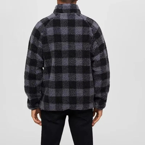 <b>Top</b> Selling Comfortable Zip Sherpa Fleece Jacket <b>Turtleneck</b> Zipper Winter Polyester Custom Winter Polar Fleece Jacket For <b>Men</b> - Product Image 2