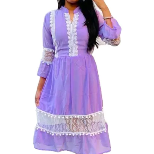 Purple Color Chicken Kurti Cotton Fabric Clothing Designer Dress For Women And Girls Partywear Daily Wear Cloth