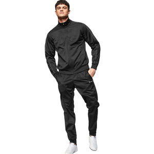 Unisex Winter <b>Hooded</b> Full <b>Zip</b> Tracksuit Two Piece Outfit Sportswear Jogger Set Regular Fit Lightweight 100% Cotton - Product Image 1