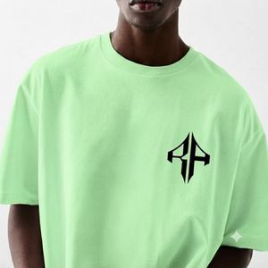 Camiseta de Alta Calidad para Hombre, 100% Algodón, Casual, Manga Corta, Corte Holgado, Personalizada con Serigrafía, Azul Marino, Secado Rápido - Product Image 4