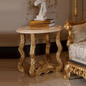 Juego de Sofás Seccionales de Madera Maciza Europea Clásica de Lujo en Oferta, Muebles Elegantes para Sala de Estar - Product Image 5