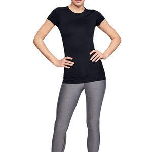 Camiseta Deportiva Elástica de Manga Corta para Mujer, Camiseta Deportiva para Entrenamiento, Running, Ejercicio y Ropa Deportiva - Product Image 3