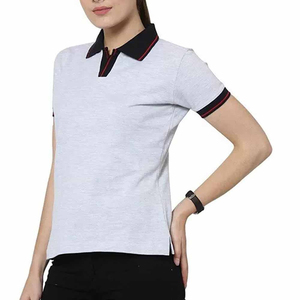 PUFFIN SPORTS Fabricant OEM, polo personnalisé pour femmes, manches courtes, 100% coton, coupe ajustée, décontracté, printemps-été - Product Image 2