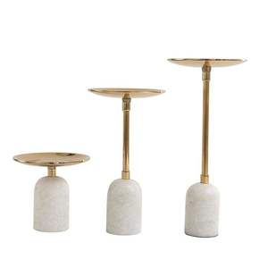 Porte-bougie en métal de luxe de haute qualité, décoration romantique pour dîner aux chandelles, mariage, support de bougie de table à prix avantageux - Product Image 3