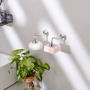 Soap Cage Professional Stainless Steel Top Quality Magnetic Soap Rack Wal Mounted Multi Functional Self Drainage <b>Bar</b> Soap Holder - Product Image 2