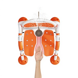 KS Folding <b>Bathroom</b> <b>Stool</b> For Seniors Non Slip Aluminum Alloy With Suction Cups Shower Seat Cushion Orange - Product Image 5