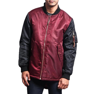 Chaqueta Bomber Personalizada para Hombre de Otoño – Tejido 100% Poliéster Transpirable – Relleno Híbrido de Poliéster/Algodón - Product Image 1