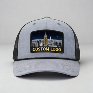 Gorra Trucker Bordada Personalizada con Marca, Unisex, Ajustable, de Malla, con Etiqueta Tejida y Servicio OEM - Product Image 1