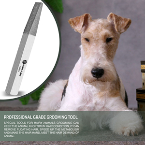 High Quality Stainless Steel Metal Stripping Stones Pet <b>Nail</b> <b>File</b> Premium Pet Grooming Product 13MM - Product Image 5