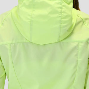 Veste coupe-vent personnalisée à capuche zippée, hiver, écologique, softshell, légère, imperméable, séchage rapide, respirante, pour l'entraînement, femme - Product Image 5