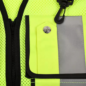 Chaleco de Seguridad de Alta Visibilidad Unisex, Antiestático, Impermeable, Transpirable, Ligero, Duradero, Cómodo y Reflectante - Product Image 4