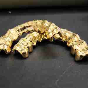 Juego de Grillz de Diamantes Personalizados DOPE JEWELLS, Chapado en Oro de Ley 925, Engaste Pavé, Joyería Hip Hop para Hombre, 10.78 CT - Product Image 6