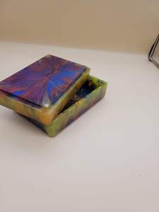 Caja de Joyería de Resina Artística, Moderna y de Lujo, Grabada, para Almacenamiento en la Sala de Estar - Product Image 4