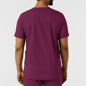 Uniformes Médicos Personalizados para Enfermería, Color Morado, Conjuntos de Uniformes Médicos para Hombres - Product Image 5