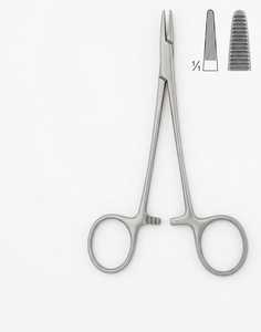 Pinza Quirúrgica Recta con Punta Dentada de 1/4 de Pulgada, Certificación CE, Instrumento de Cirugía General - Product Image 1
